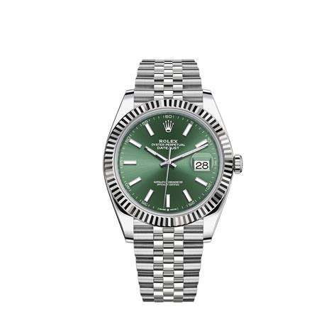 Montre Rolex Datejust 41 : acier Oystersteel et or gris 